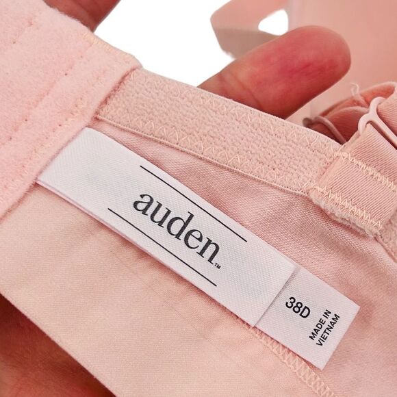 Auden wire free lightly lined pink bra size 38D - Picture 5 of 7